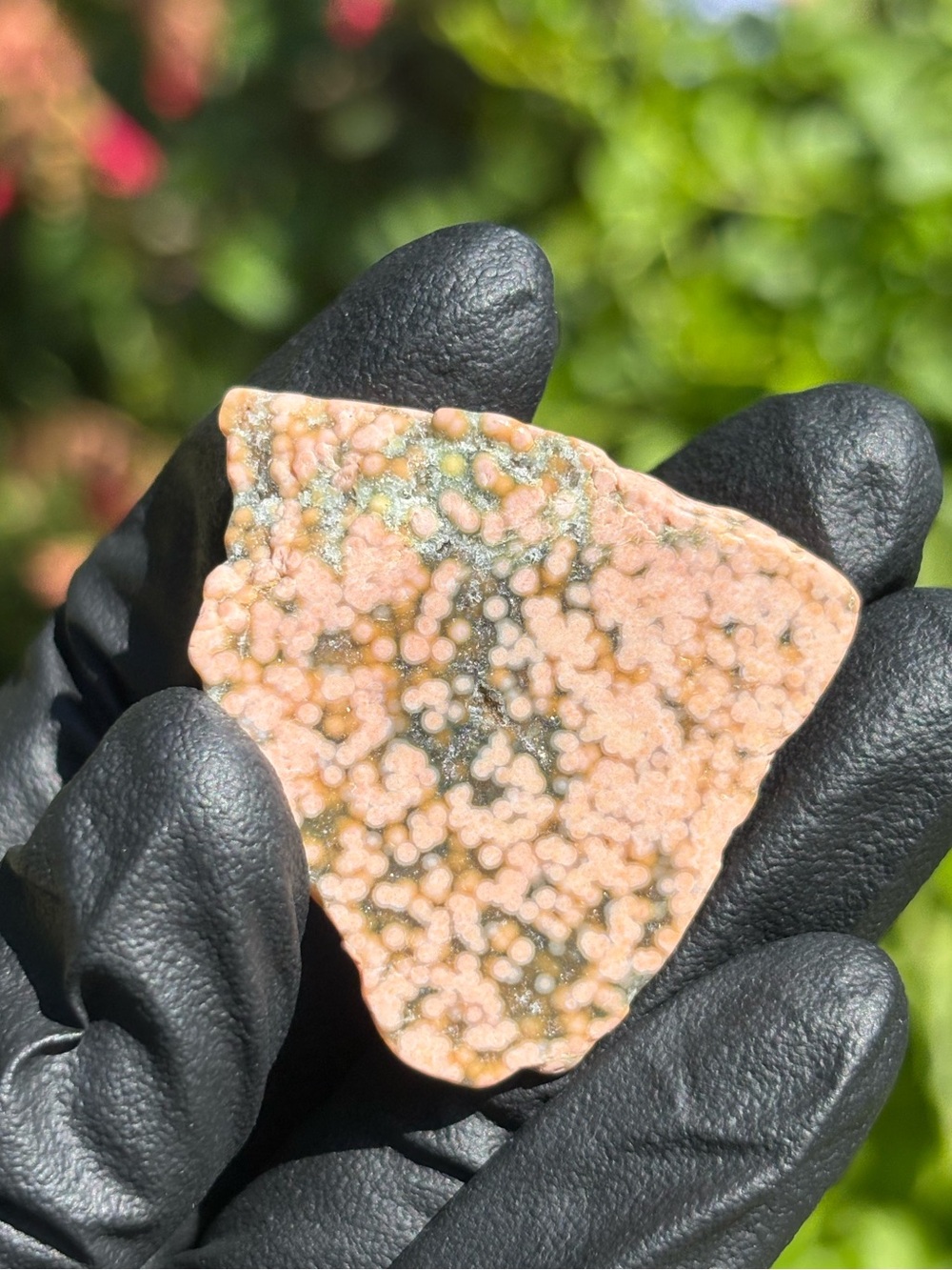 Small Ocean Jasper Crystal Freeform - Polished Sea Jasper - OBJ - Picture 10 of 10